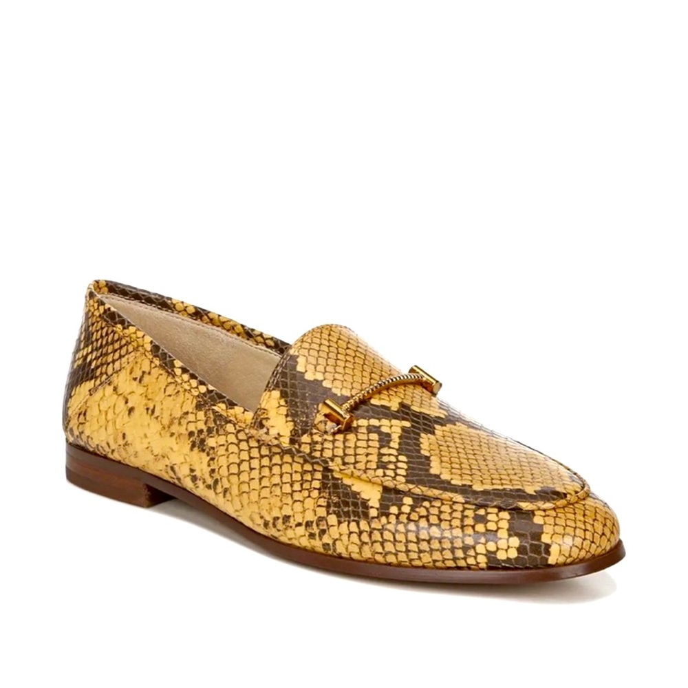 Sam Edelman Lior Dark Wheat Multi Leather Loafers Size 8.5 womens